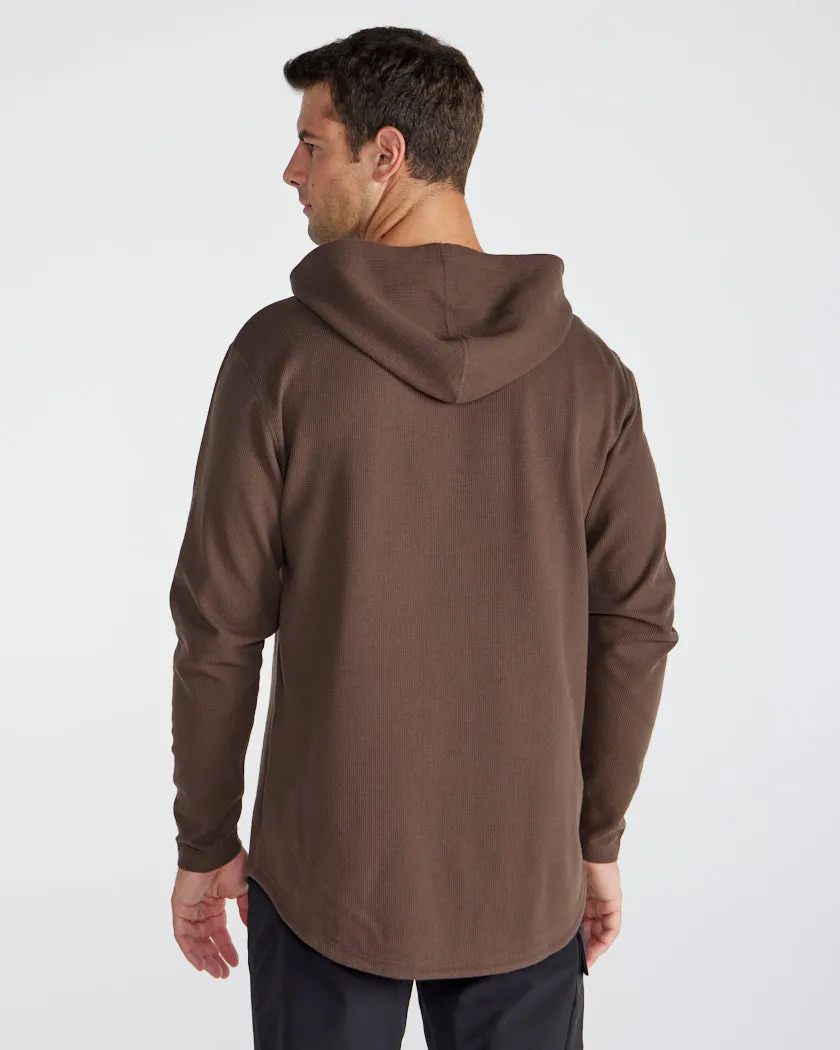 Thermal Hooded Drop-Cut Long Sleeve - Winter Layering Kit