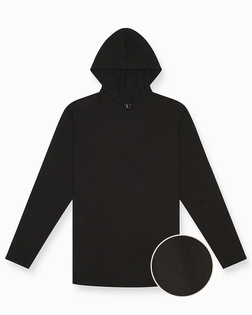 Thermal Hooded Drop-Cut Long Sleeve - Winter Layering Kit