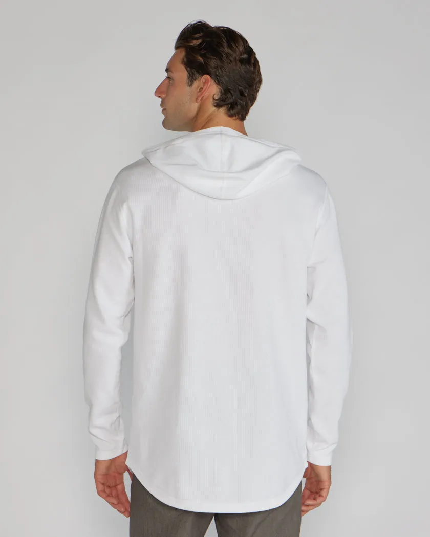 Thermal Hooded Drop-Cut Long Sleeve - Winter Layering Kit