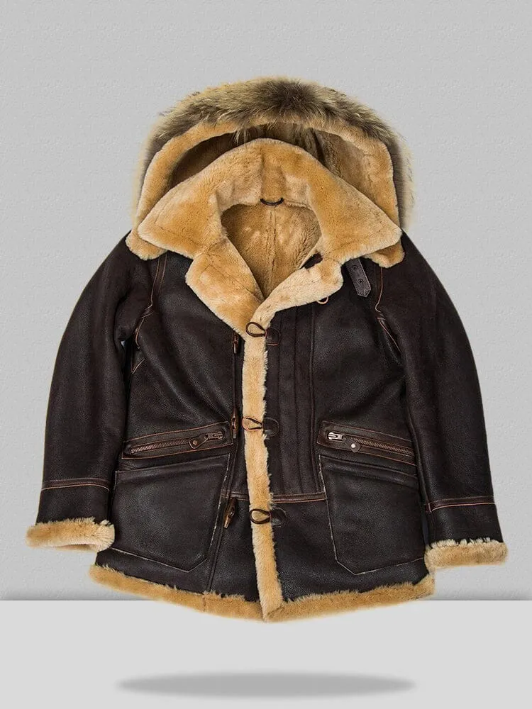 Thicken Warm Hooded Parka Fur Coat