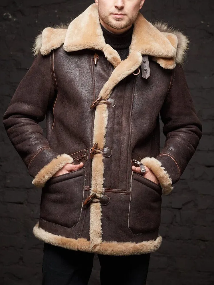 Thicken Warm Hooded Parka Fur Coat