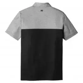 Travis Mathew - Oceanside Blocked Polo, Black Heather/ Black