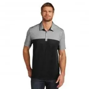 Travis Mathew - Oceanside Blocked Polo, Black Heather/ Black