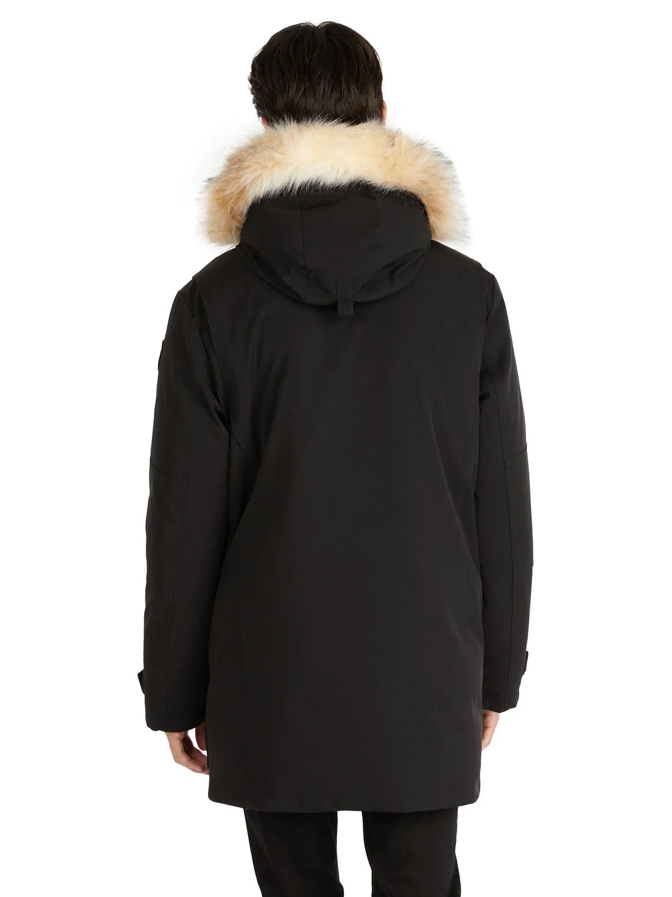 Tullens Men's Parka w/ Faux Fur Trim