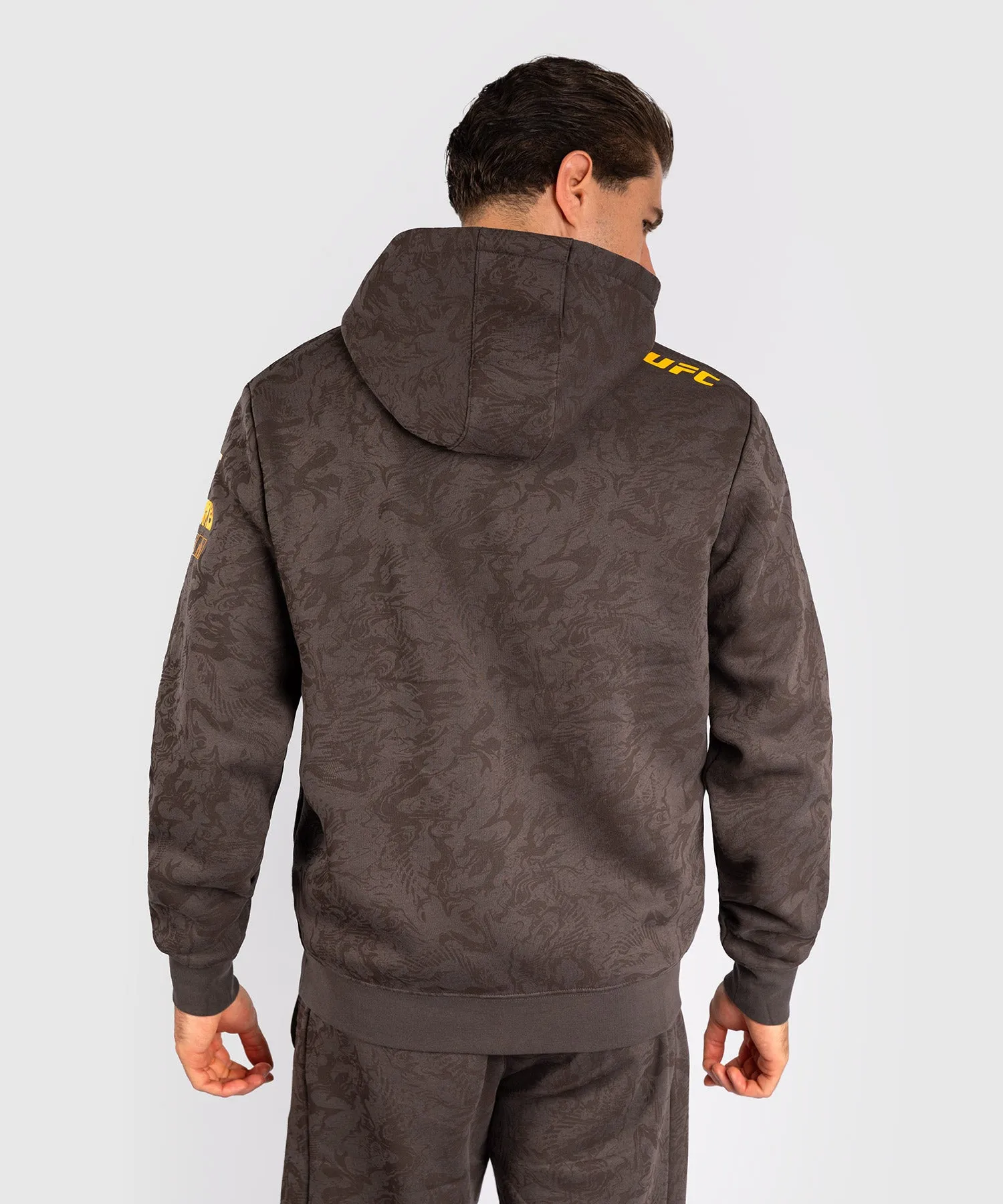 UFC Fusion by Venum Fight Week Men’s Pullover Hoodie - Earthen Brown