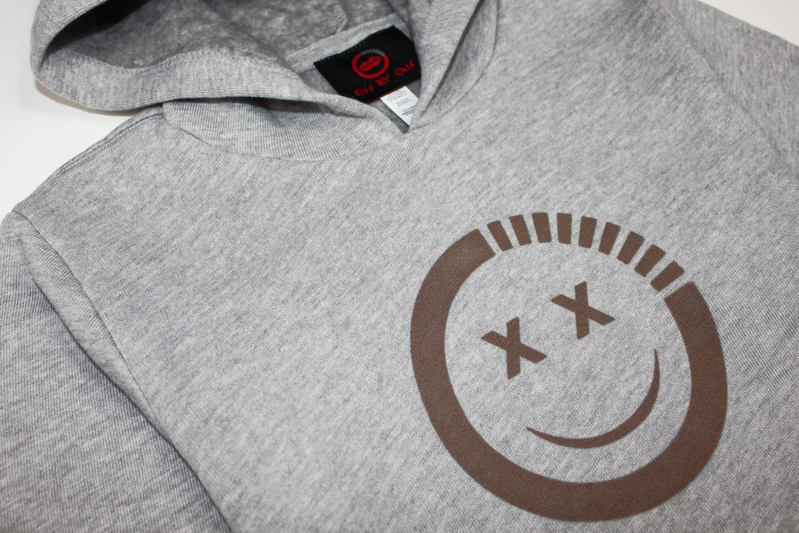 Unisex happy face hoodie