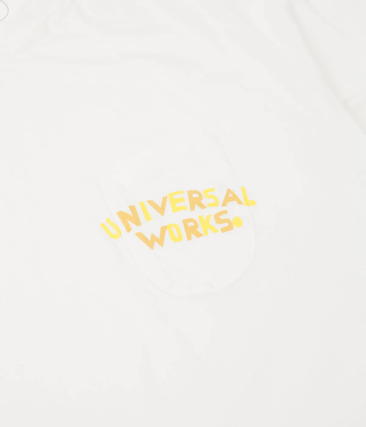 Universal Works Pocket T-Shirt - Ecru