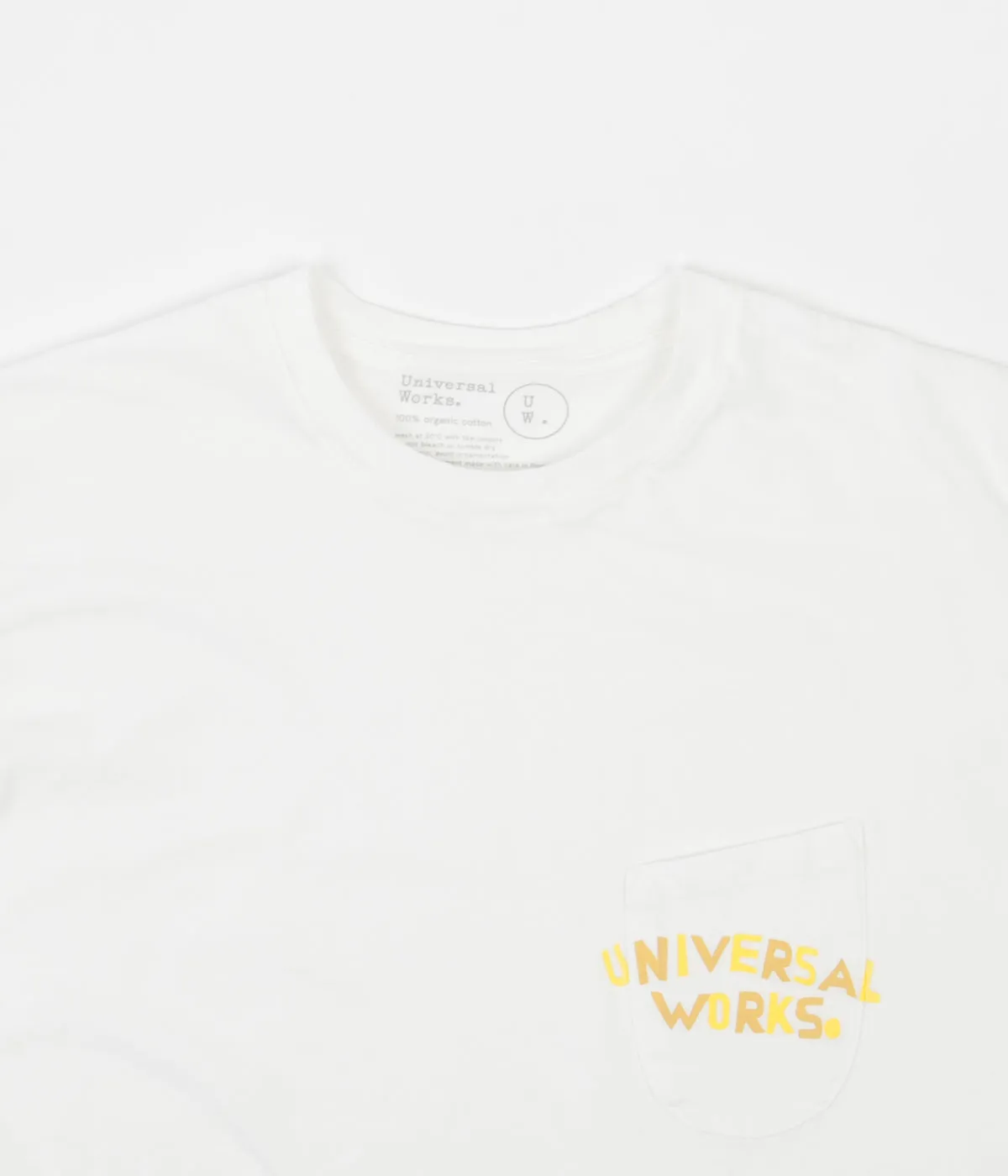 Universal Works Pocket T-Shirt - Ecru