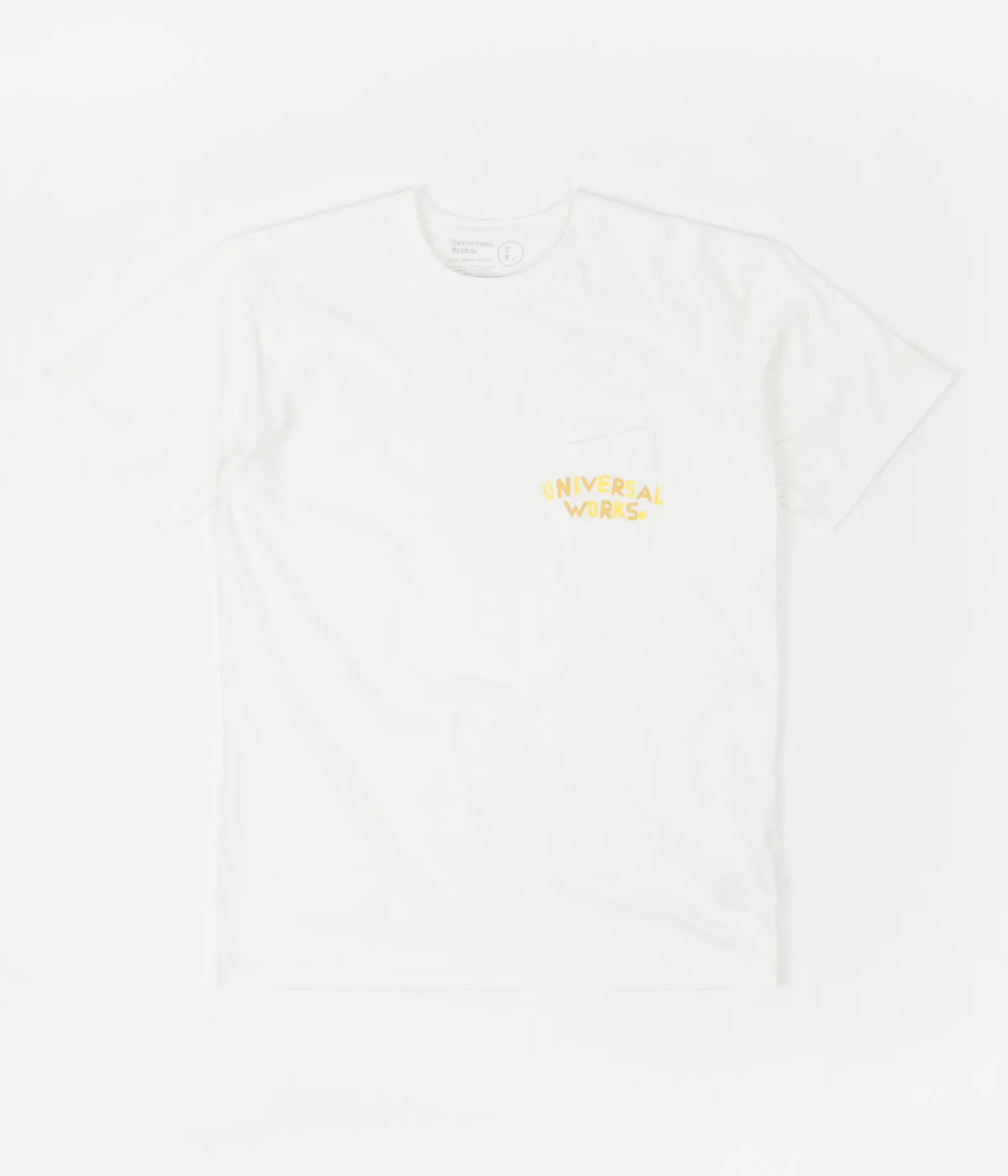 Universal Works Pocket T-Shirt - Ecru