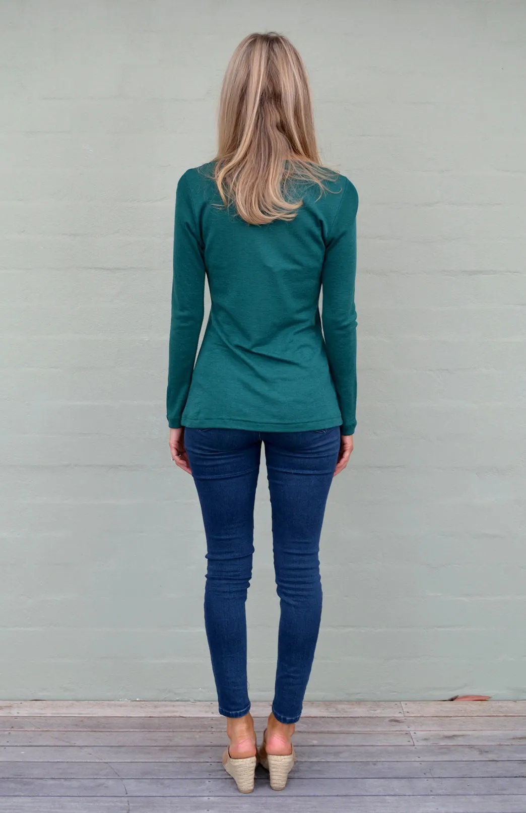 V-Neck Top - Rib (discontinued colours)