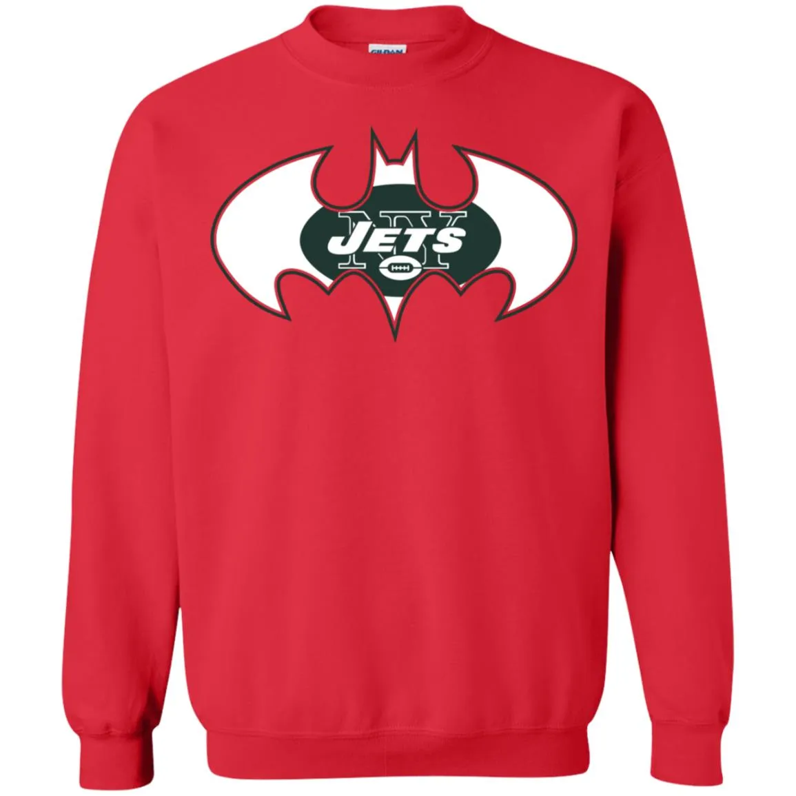 We Are The New York Jets Batman Nfl Mashup Crewneck Pullover Sweatshirt