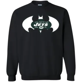 We Are The New York Jets Batman Nfl Mashup Crewneck Pullover Sweatshirt