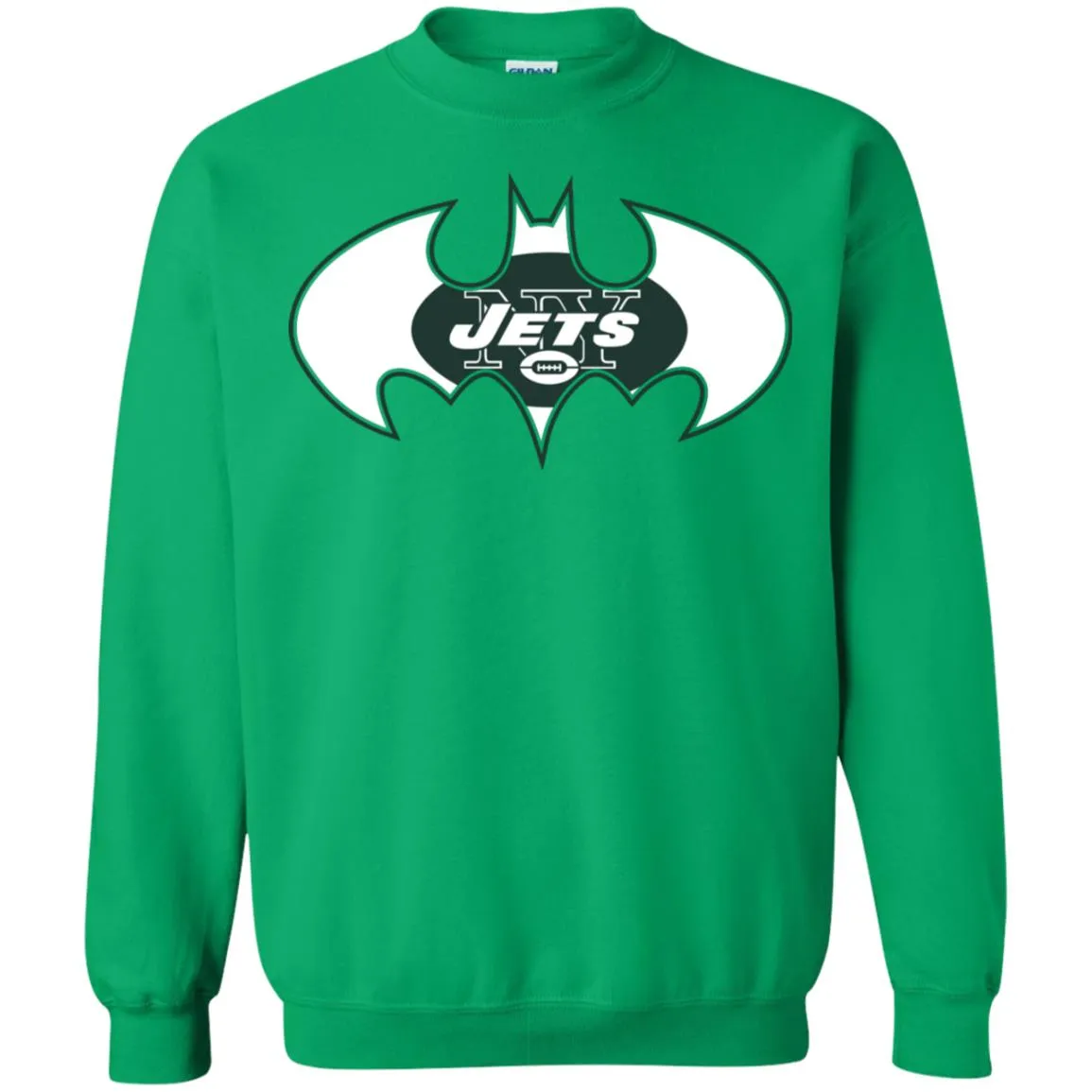 We Are The New York Jets Batman Nfl Mashup Crewneck Pullover Sweatshirt