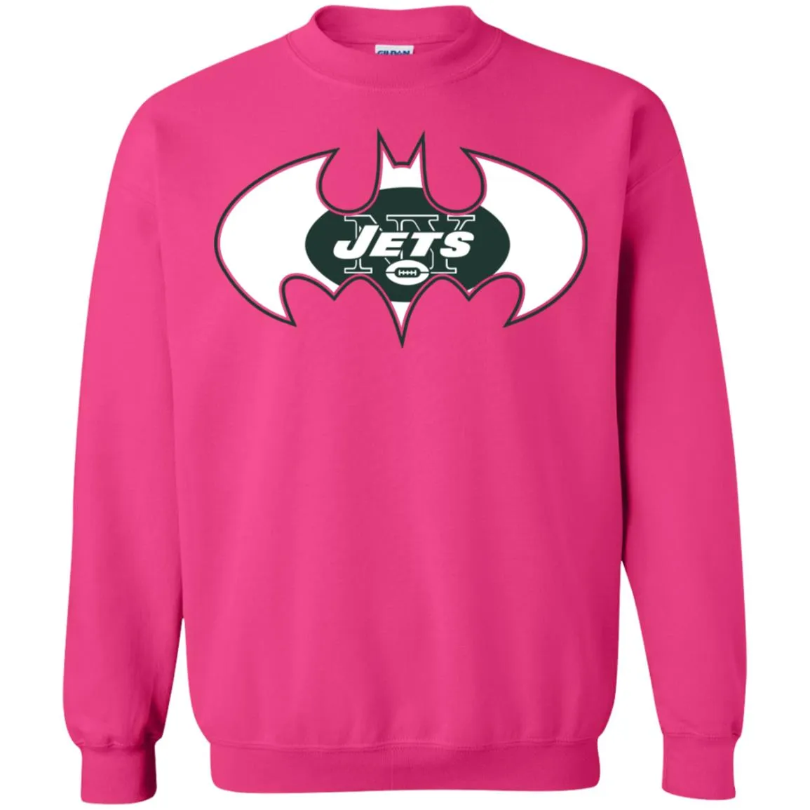 We Are The New York Jets Batman Nfl Mashup Crewneck Pullover Sweatshirt