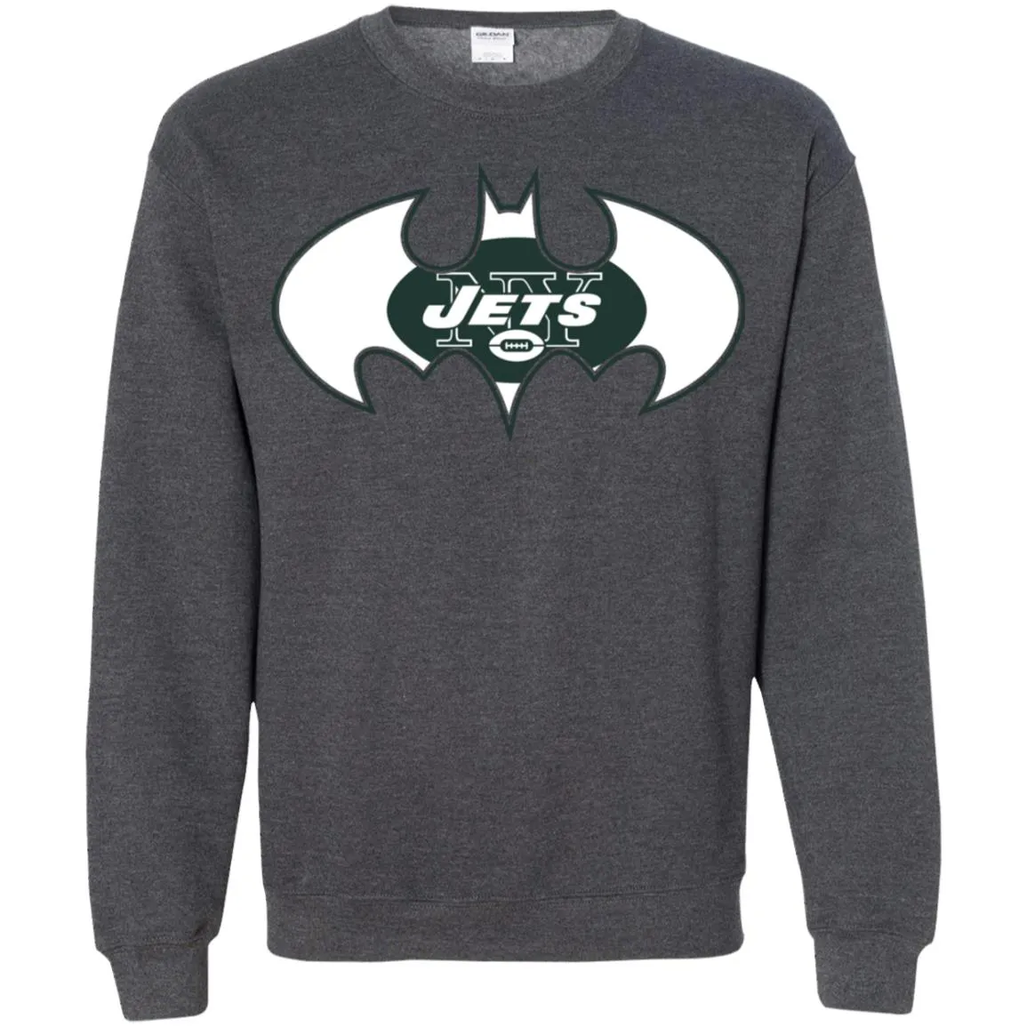 We Are The New York Jets Batman Nfl Mashup Crewneck Pullover Sweatshirt