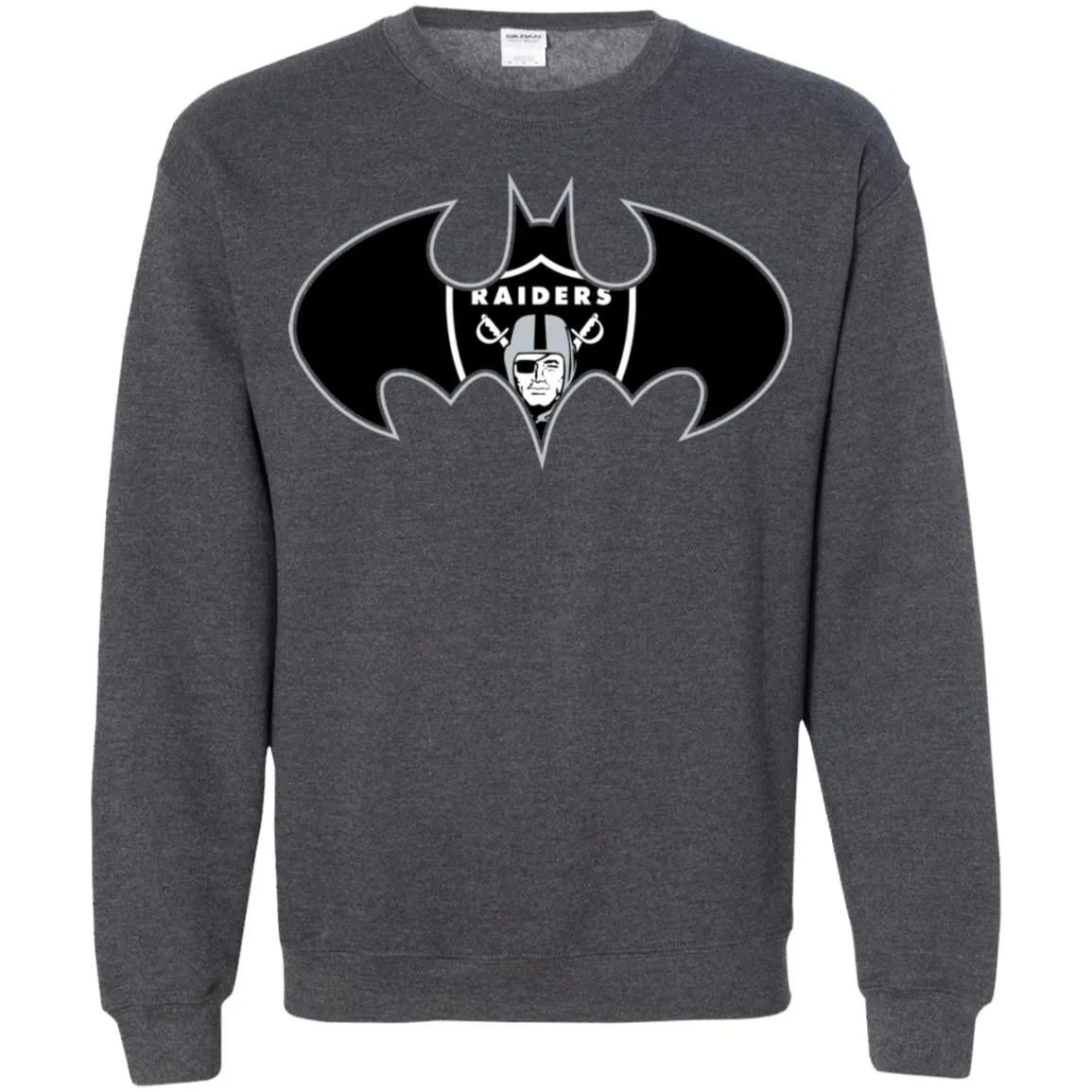 We Are The Oakland Raiders Batman Nfl Mashup Crewneck Pullover Sweatshirt