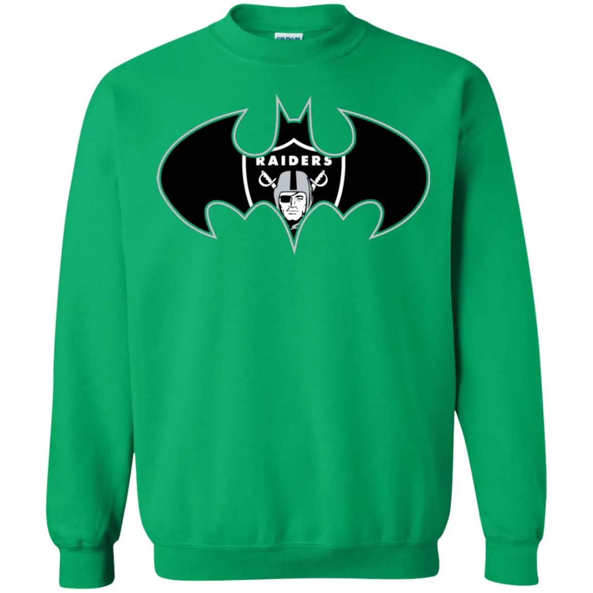 We Are The Oakland Raiders Batman Nfl Mashup Crewneck Pullover Sweatshirt