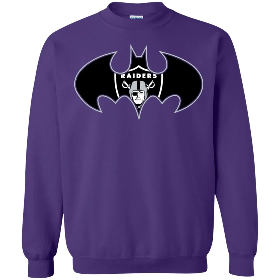 We Are The Oakland Raiders Batman Nfl Mashup Crewneck Pullover Sweatshirt