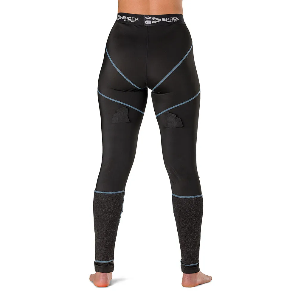 Women's Compression Cut Resistant Hockey Pant With Pelvic Protector