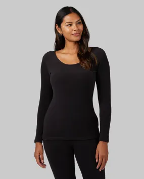 WOMEN'S HEAVYWEIGHT FLEECE BASELAYER SCOOP TOP