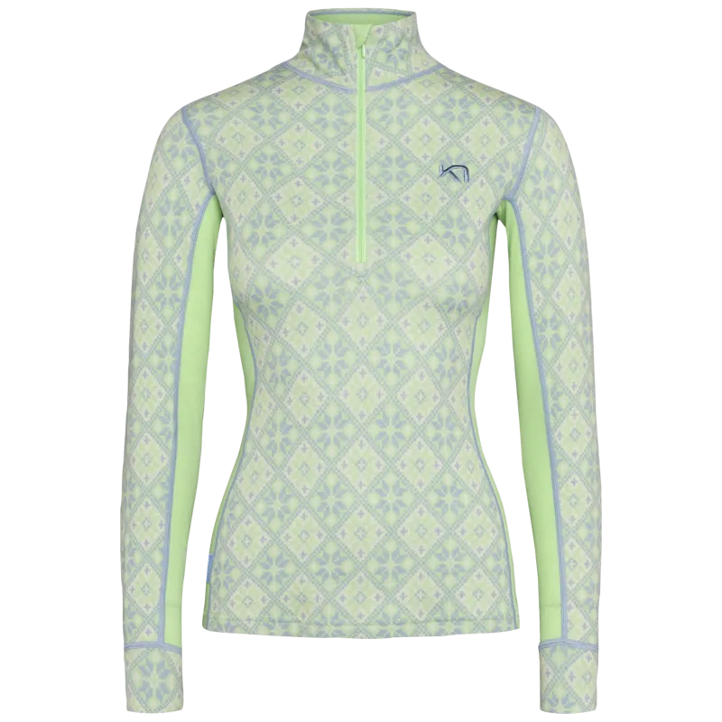 Women's Rose Half Zip Baselayer Top