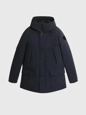 Woolrich Arctic Stretch Parka Melton Blue