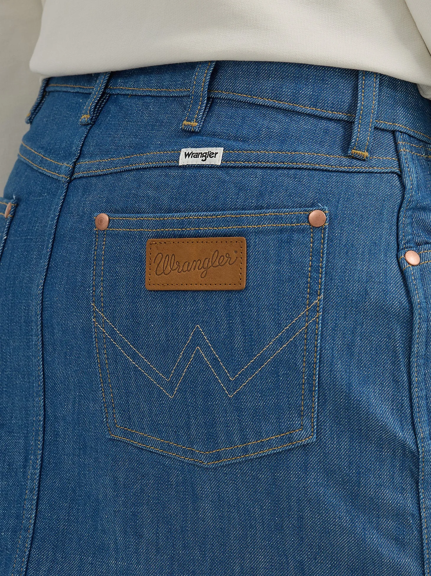 Wrangler Denim Original Blue Mini Skirt