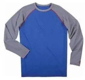 WRANGLER - FR Baseball T-Shirt, Blue/Grey