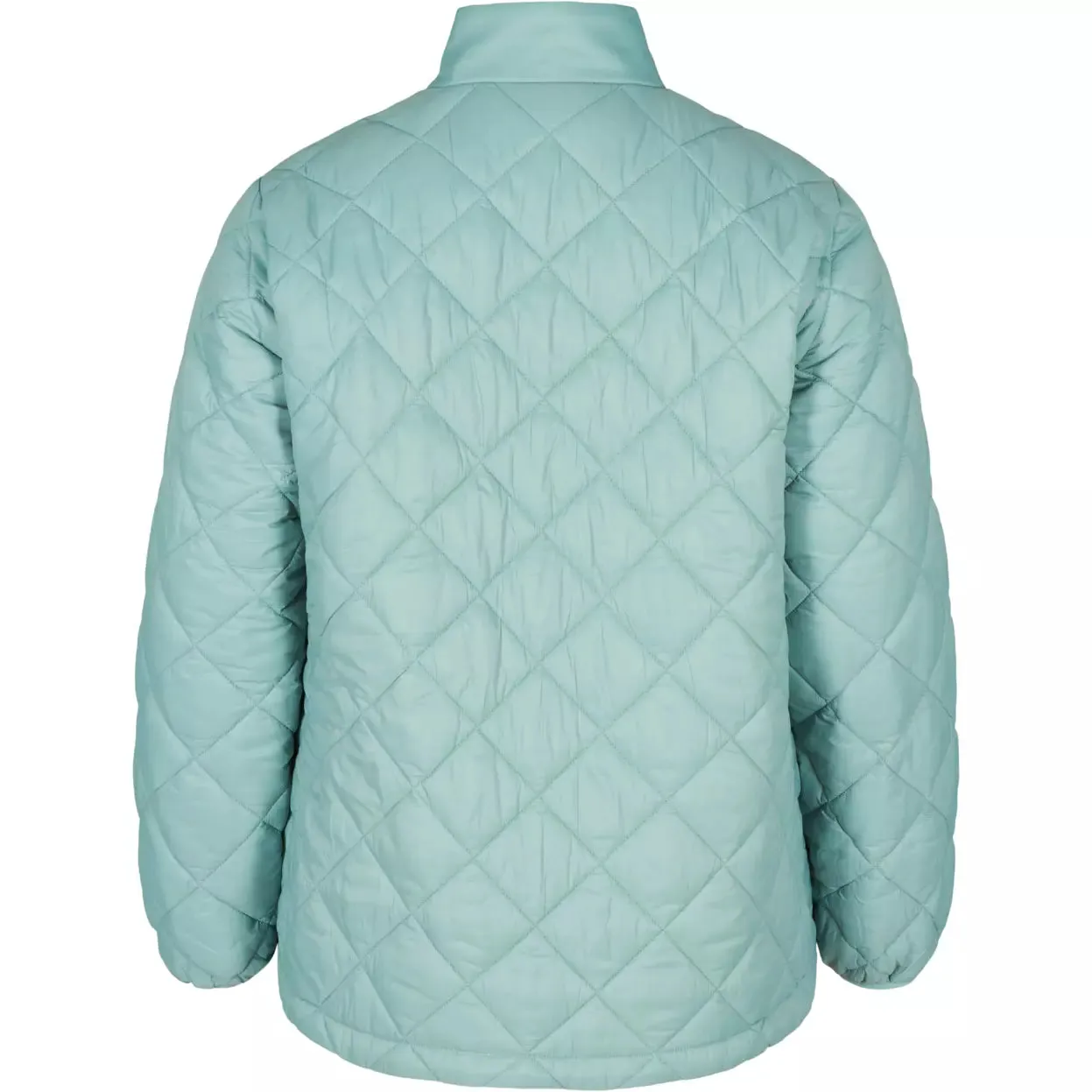 Zizzi Quilted Lightweight Jacket in Green