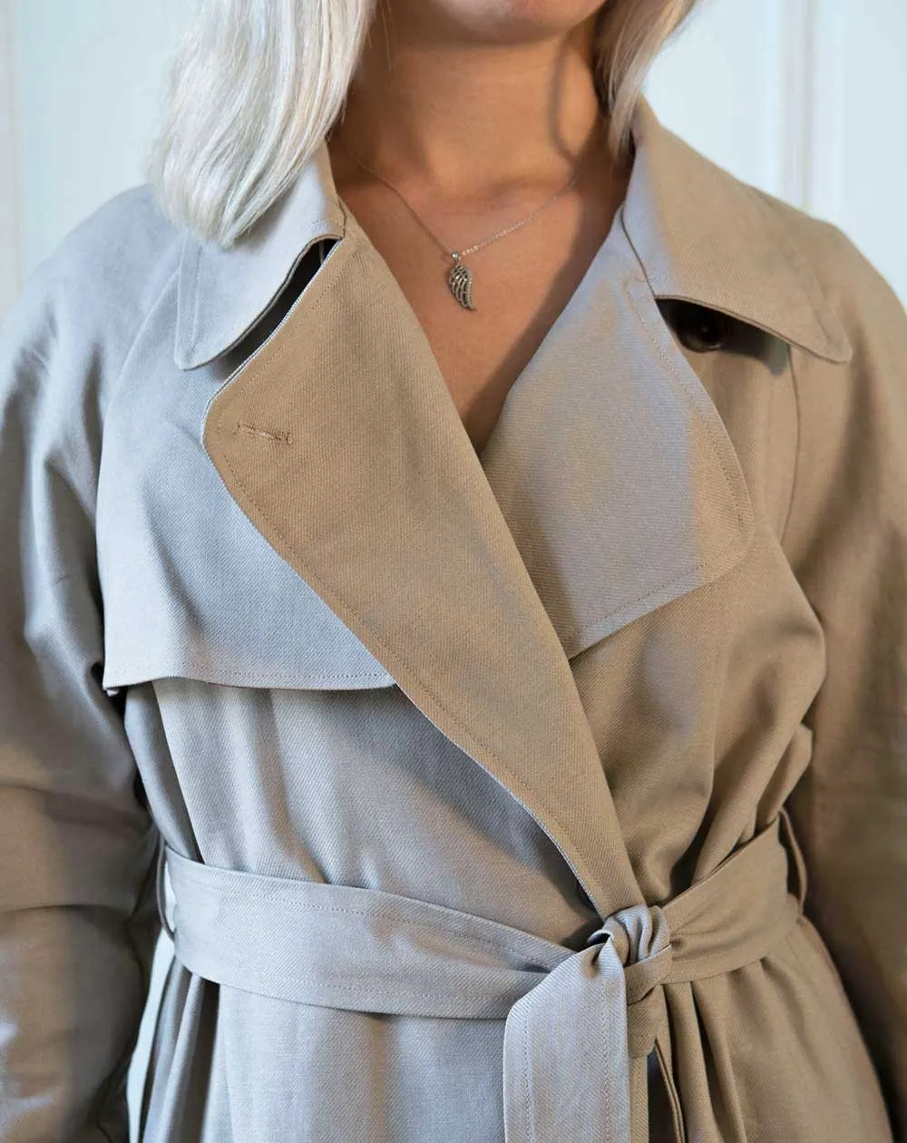 Zora Trench Coat Beige