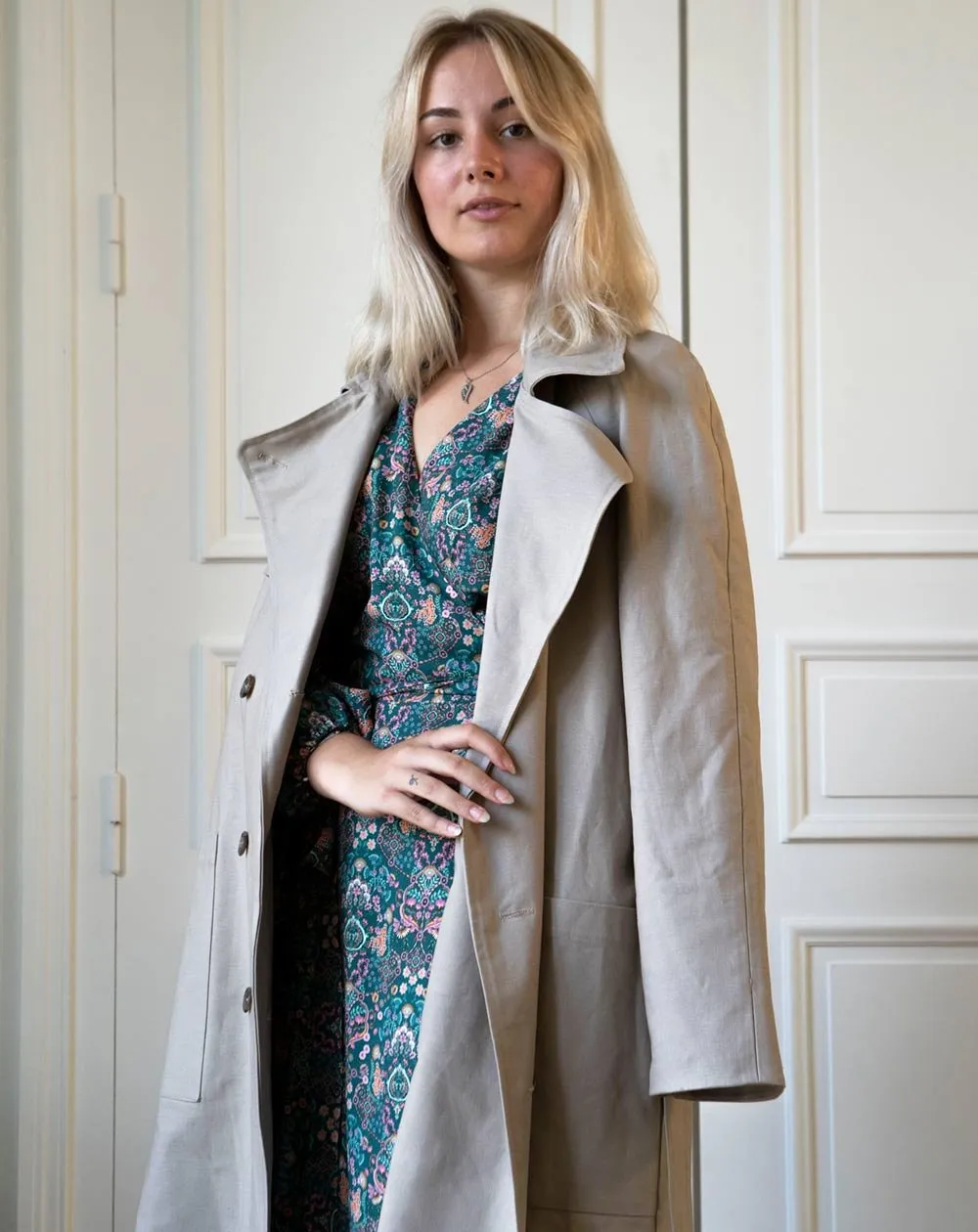 Zora Trench Coat Beige